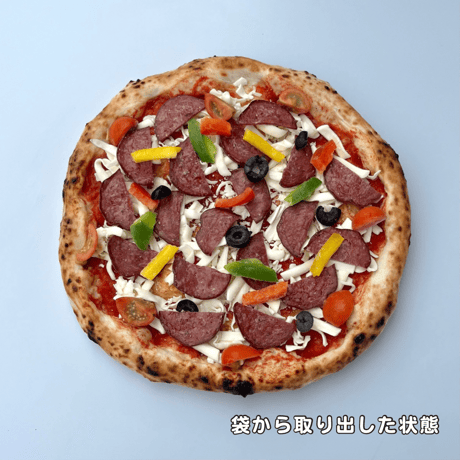 【冷凍ピザ】エゾシカサラミの彩りピザ