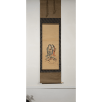 掛軸　『和合神』　高橋 廣湖