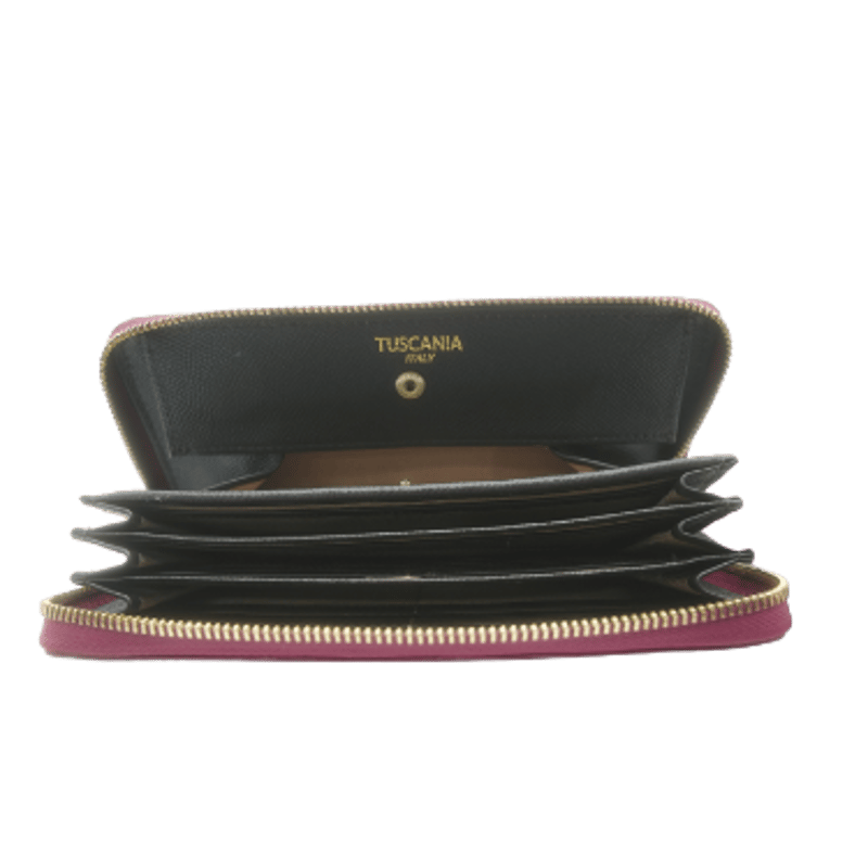 ショップ TUSCANIA クロコ 長財布 ボルドー TUSCANIA クロコ 長