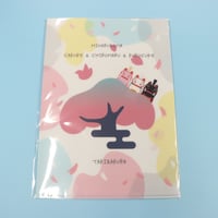 三春駒ぬいぐるみシリーズ　Ａ4クリアファイル（三匹）