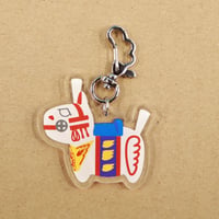 アクリルキーホルダー「しろまる」