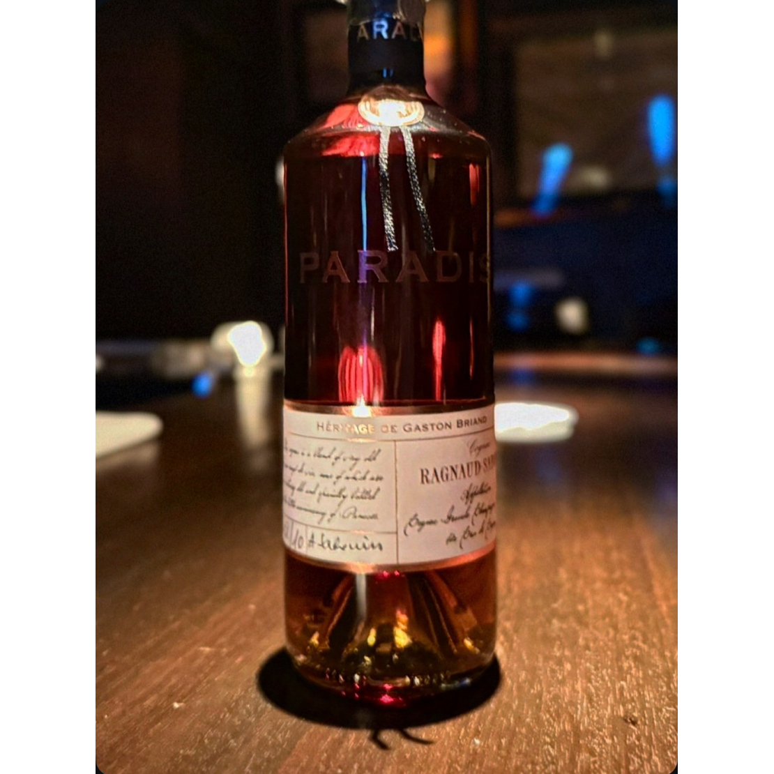 Cognac Ragnaud Sabourin [ Paradis ] for Bar Pan