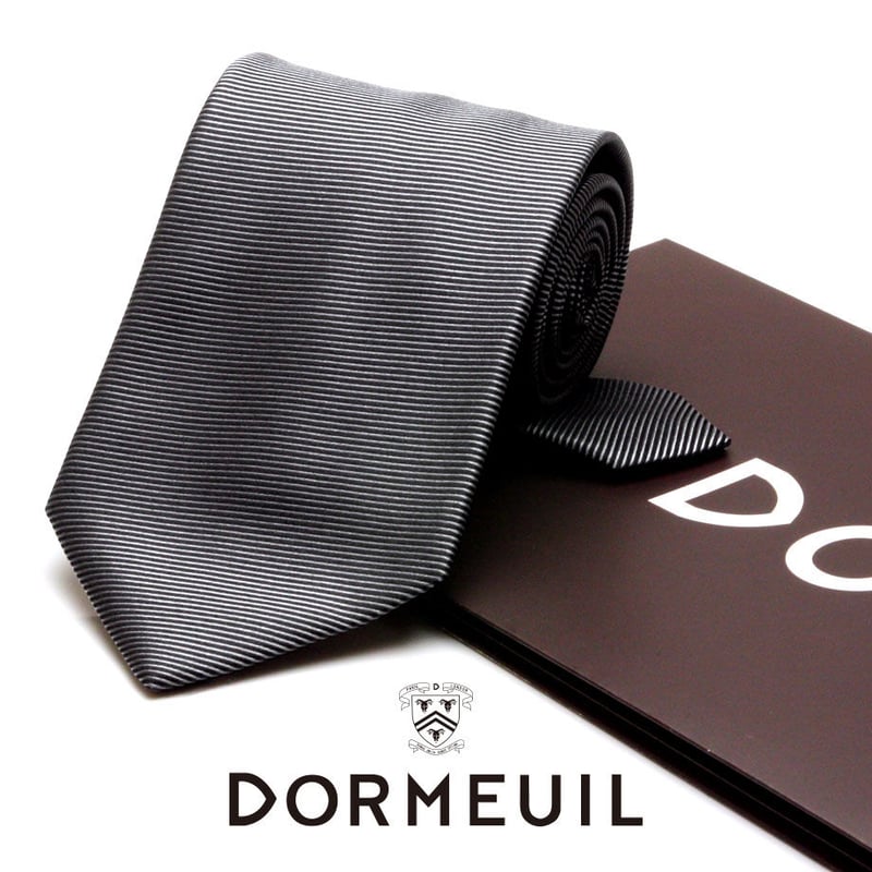 ドーメル - フランス製 フォーマルネクタイ シルバー 慶事用 DM037