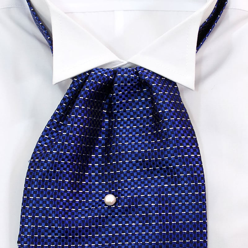 アスコットタイ＆チーフ セット ワンタッチ式 シルク RAS-103B