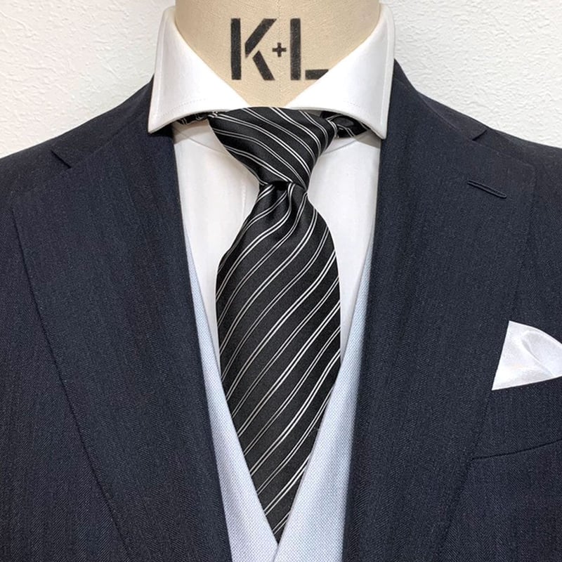 Louis FAGLIN/ルイファグラン レジメンタル シルクネクタイ/2.3万