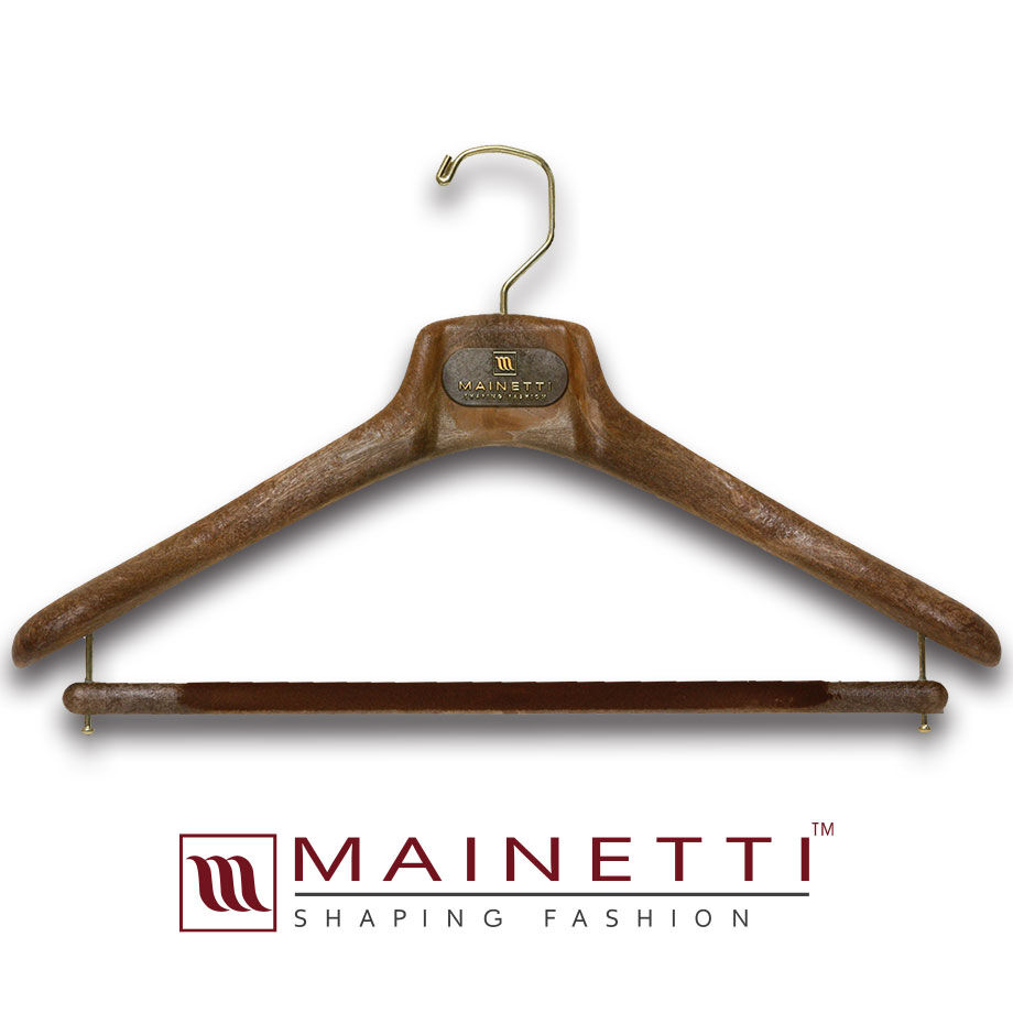 新品　マイネッティ現行品　イタリア製MAINETTI ハンガー40㎝５本セット MAINETTI/マイネッティ - イタリア製 サルトリアーレハンガー（単品