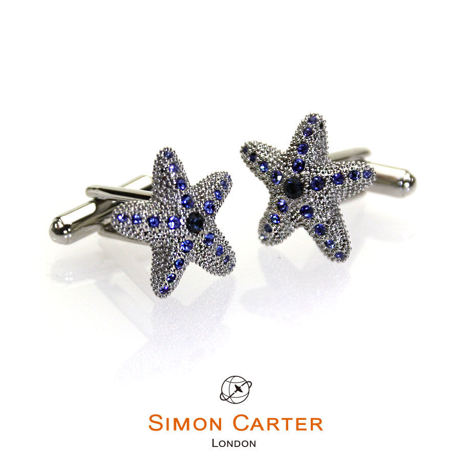 scc10　scc23　Star⭐️　サイモンカーター 　カフリンクス サイモンカーター - 英国製 カフリンクス スターフィッシュ 2021002