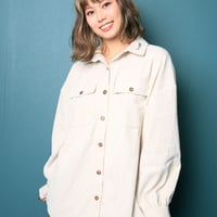 コーデュロイシャツ