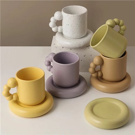 【即納】fluffy mugcup set