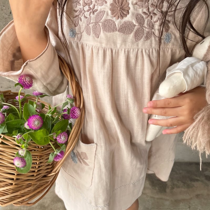 Poppy dress -beige rose- | sucrlily