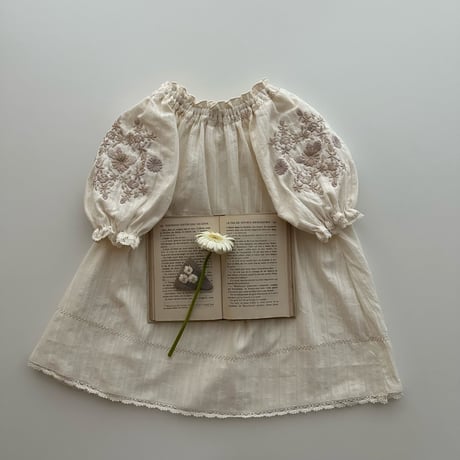 Emma tunic dress-milky lace-