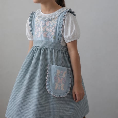 Bibi apron dress -ciel- 即納品