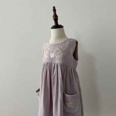 Trefle dress -pale iris-