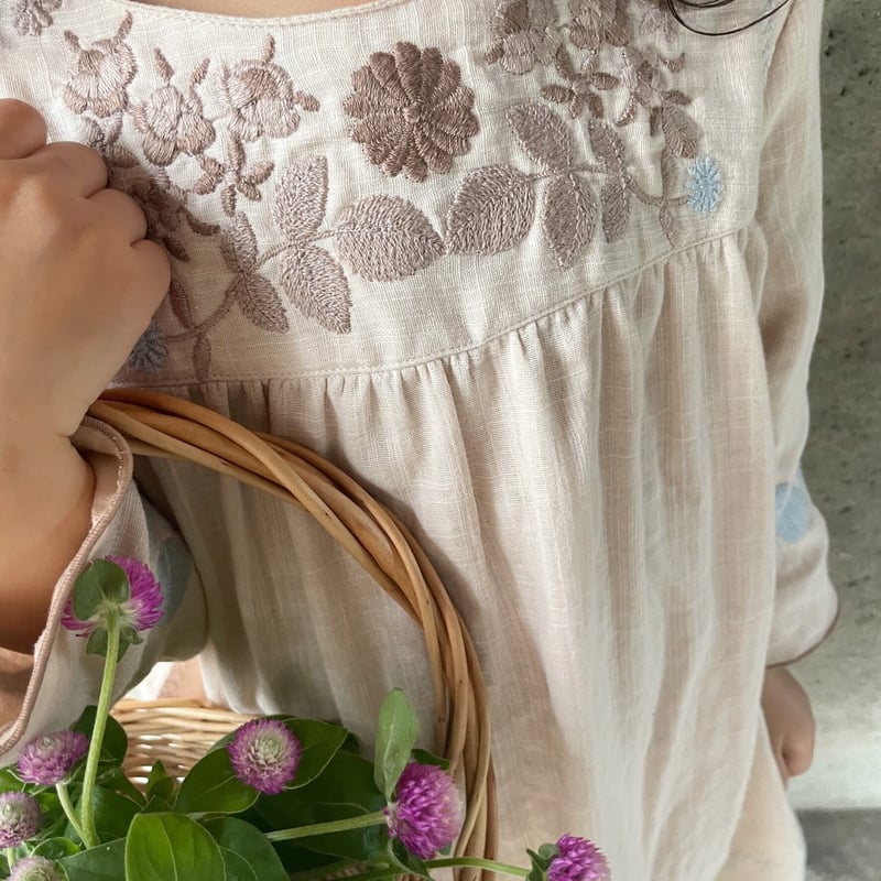 Poppy dress -beige rose- | sucrlily