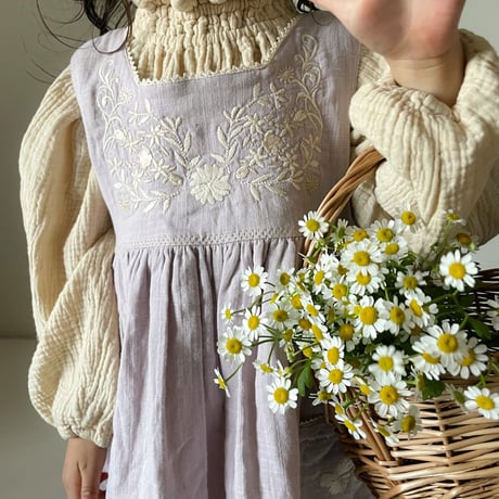 Trefle dress -pale iris-