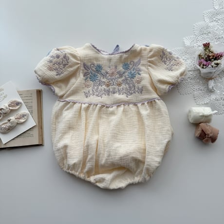 Lili rompers-vanille-