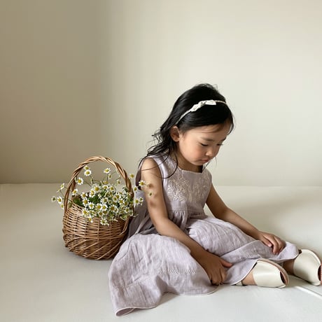 Trefle dress -pale iris-