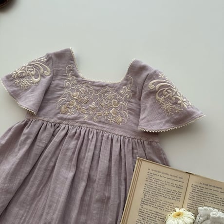 Lea dress -pale iris-