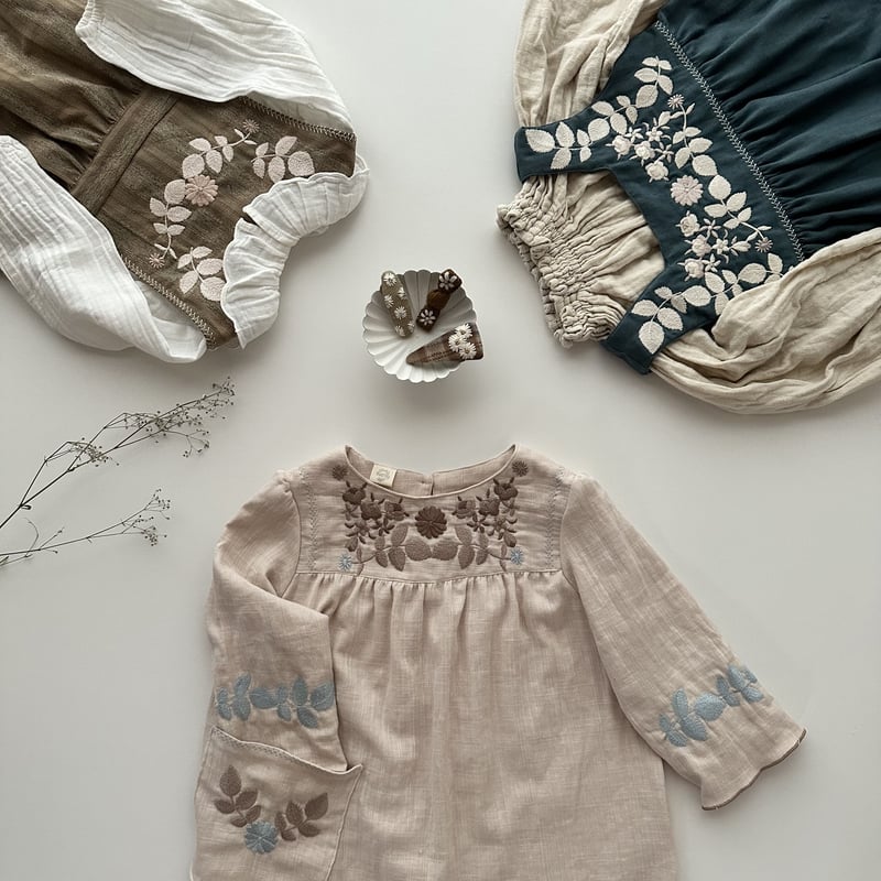 Poppy dress -beige rose- | sucrlily