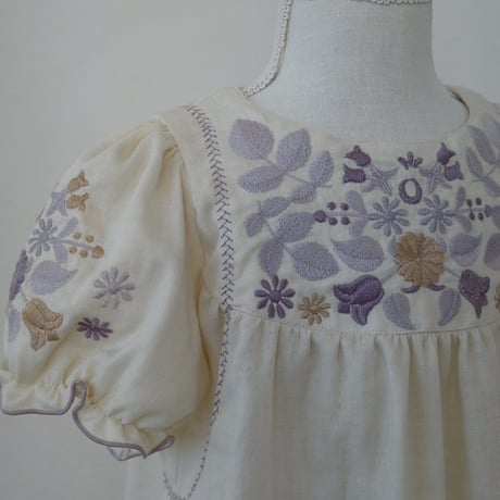 Lilas dress -cream- 即納品