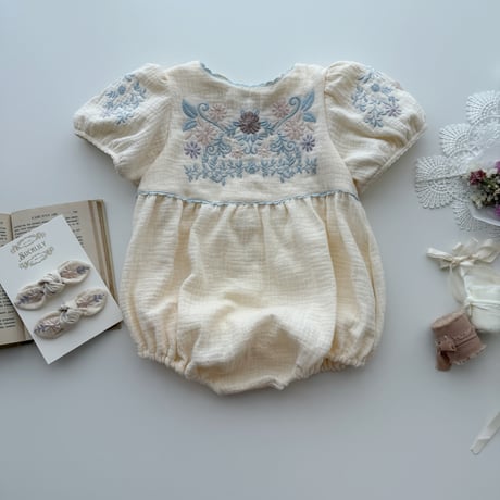 Lili rompers-vanille-