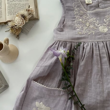 Trefle dress -pale iris-