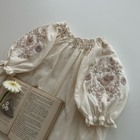 Emma tunic dress-milky lace-
