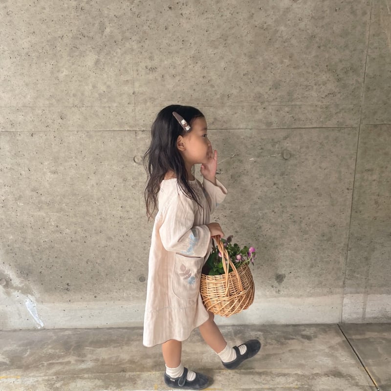 Poppy dress -beige rose- | sucrlily