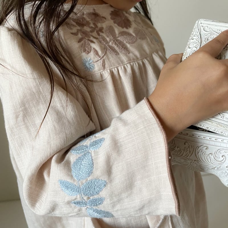 Poppy dress -beige rose- | sucrlily