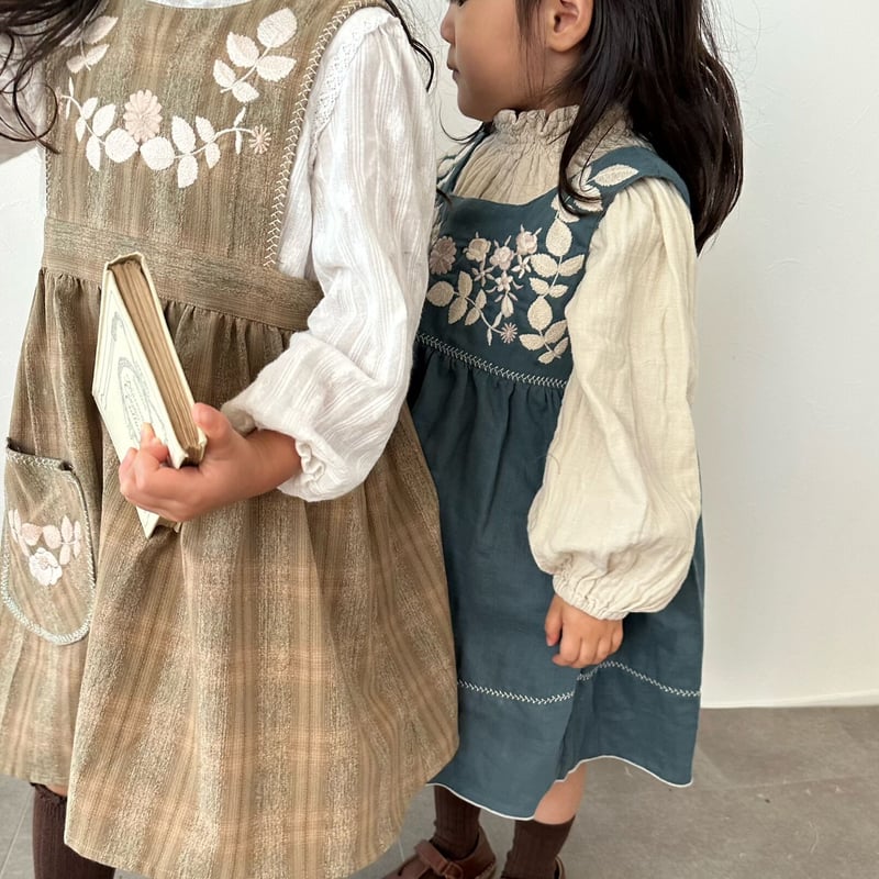 Bibi apron dress -cocoa hazel- | sucrlily