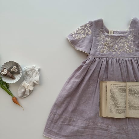 Lea dress -pale iris-