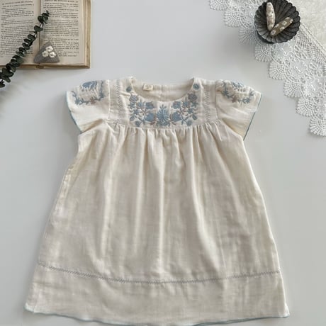 Poppy dress -Alice blue-