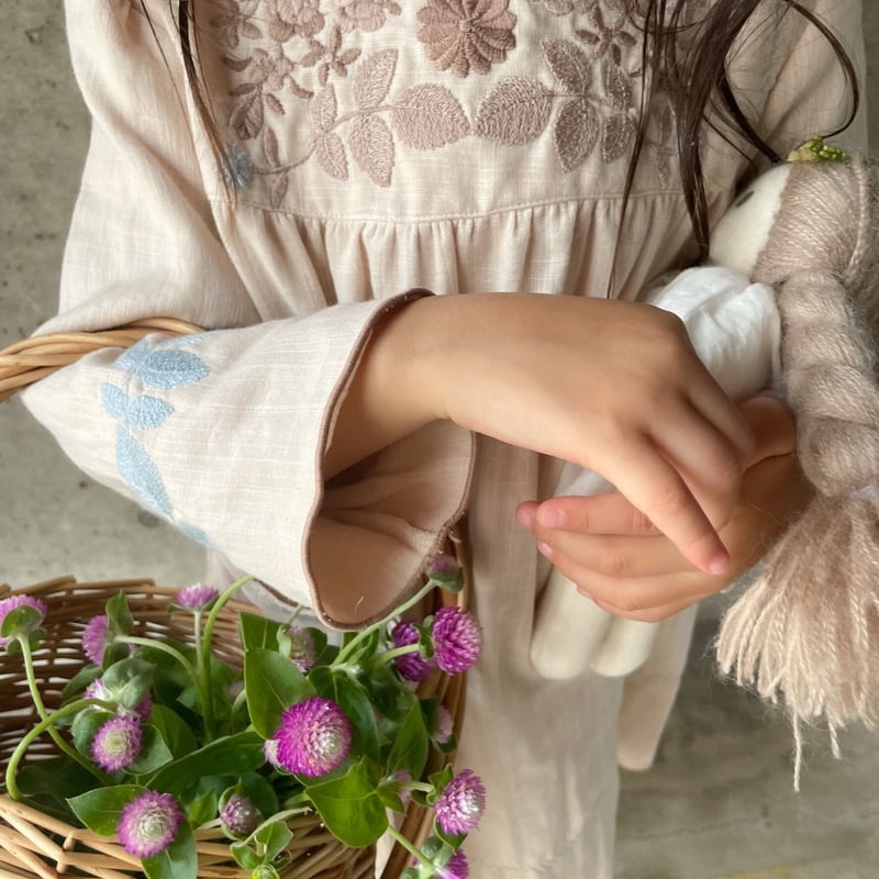 【Bouquet de L’UNE】 POPPY チュニックドレス Tulle balloon tunic – POPPY