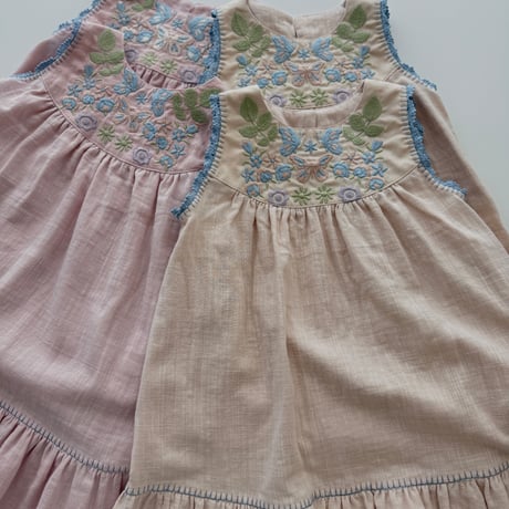 Clara dress -Dustypink-即納品
