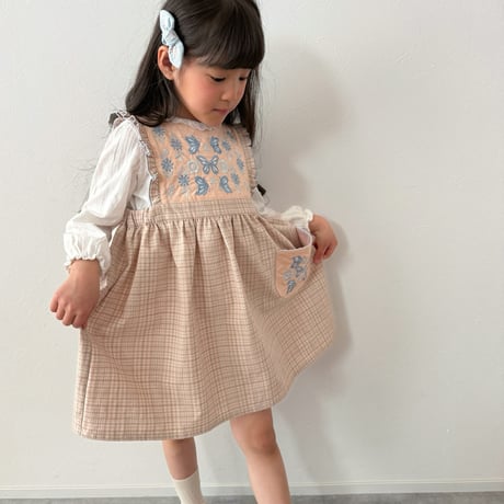 Bibi apron dress -cherry blossom-