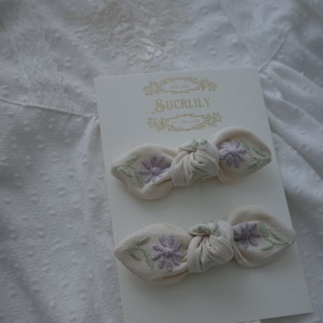 miminene bow (Clip set) 即納品