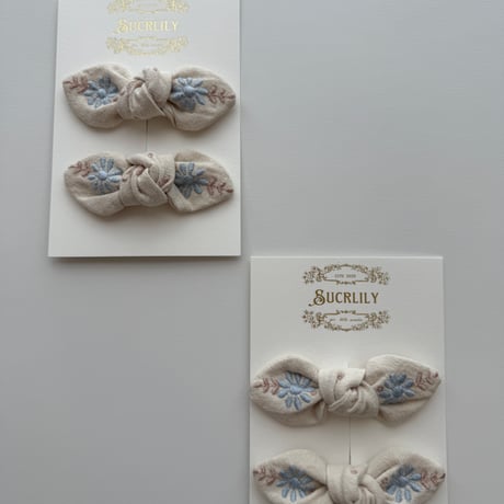 miminene bow (Clip set) 即納品