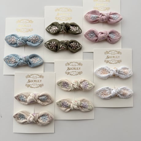 miminene bow (Clip set) 即納品