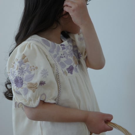Lilas dress -cream- 即納品