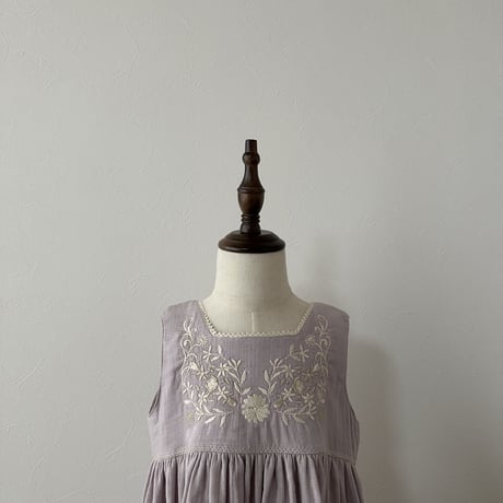 Trefle dress -pale iris-