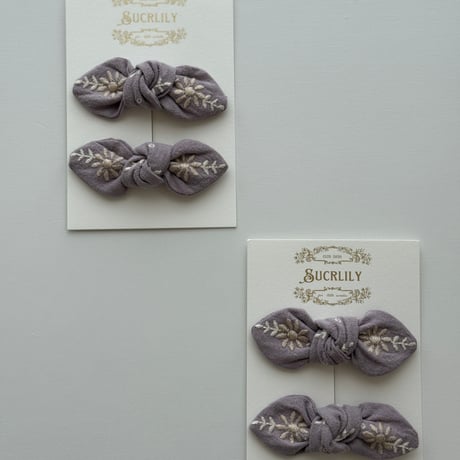 miminene bow (Clip set) 即納品