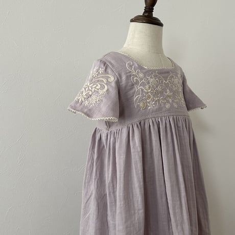 Lea dress -pale iris-