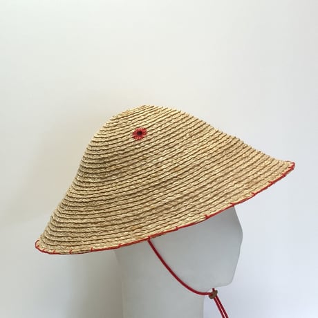 傘帽子     レッド
