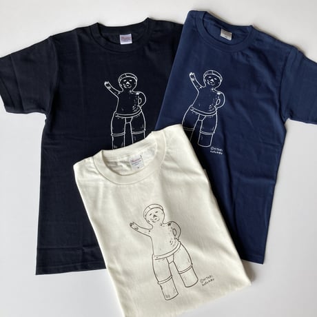 力士ハニワTシャツ     小さめ ・レディース