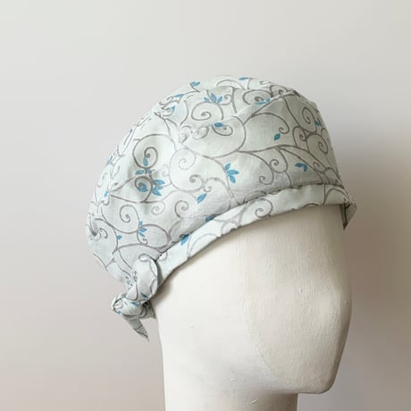 Muku tuck + tie    light blue  arabesque   〜58