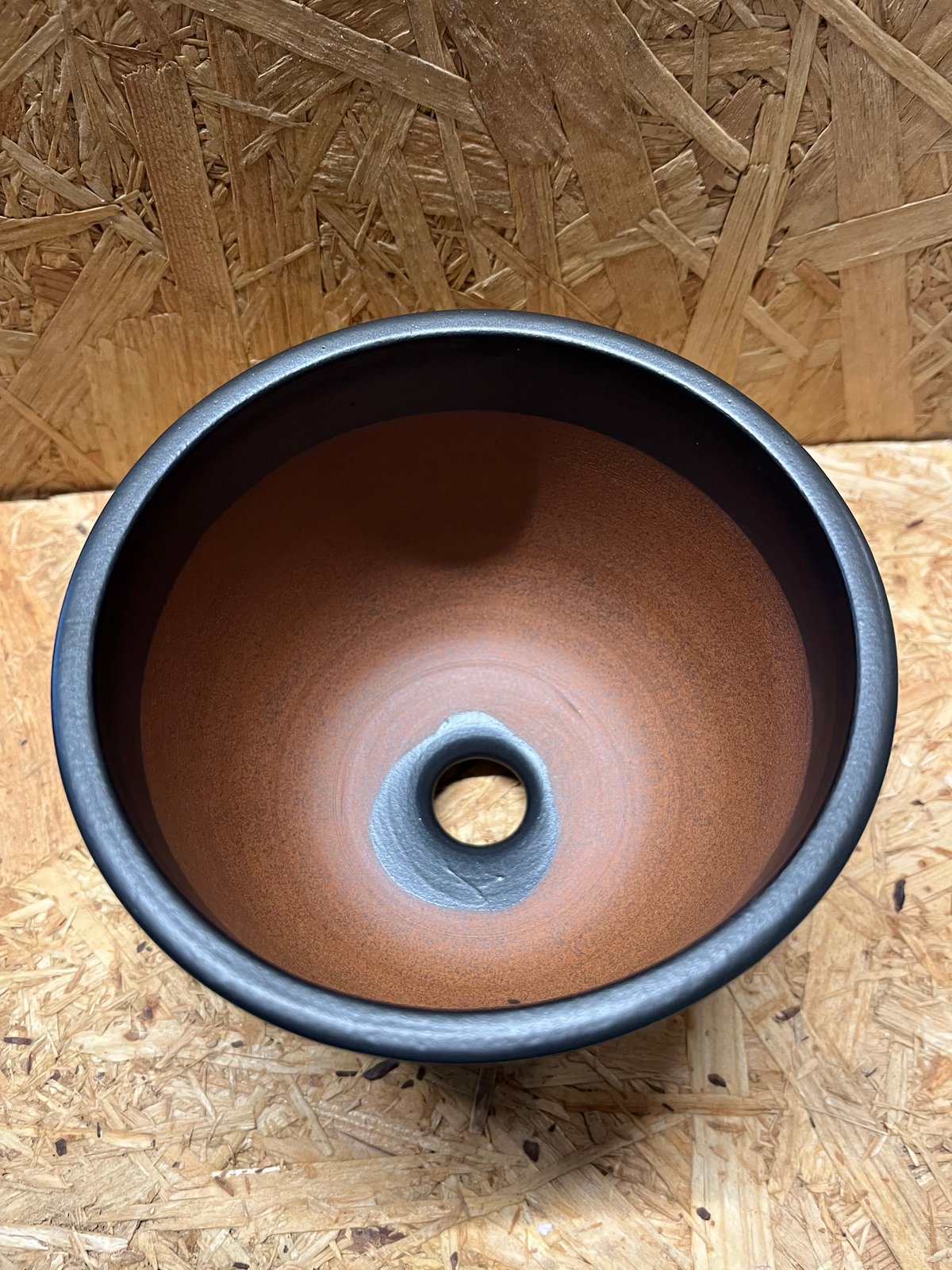 最終価格❗️京焼 象牙艶消釉　鉢　明治後期〜昭和初期 濱田 庄司 柿釉赤繪方壷 | しぶや黒田陶苑