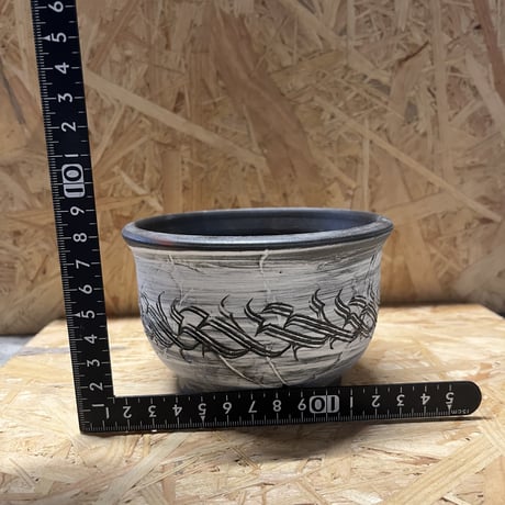 刻紋鉢　保田修作×rimwork