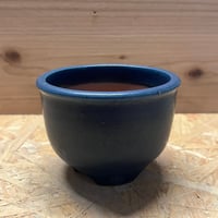 伝市鉢　コウロ型　3号　紺青