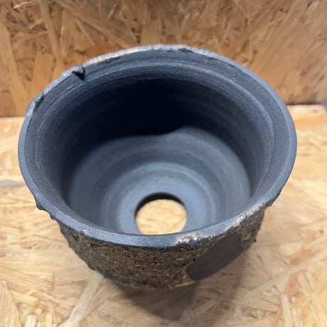 かみ山陶器　信楽焼　植木鉢