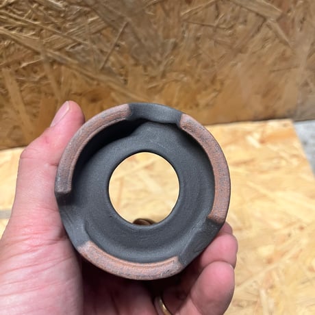 伝市鉢　大道型　3号　３.5号　4号　黒化粧